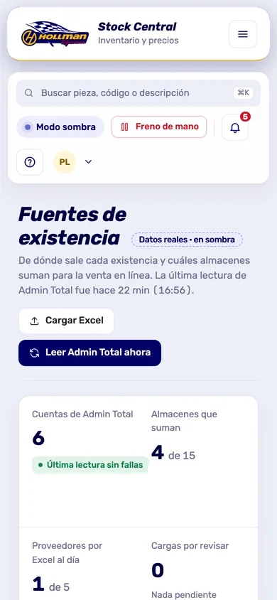 En el celular: fuentes