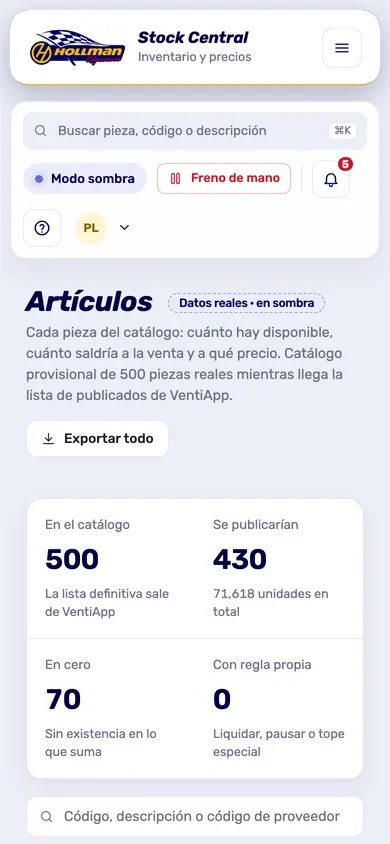 En el celular: artículos