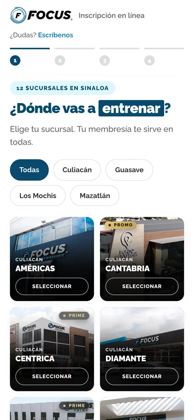 En el celular: sucursal